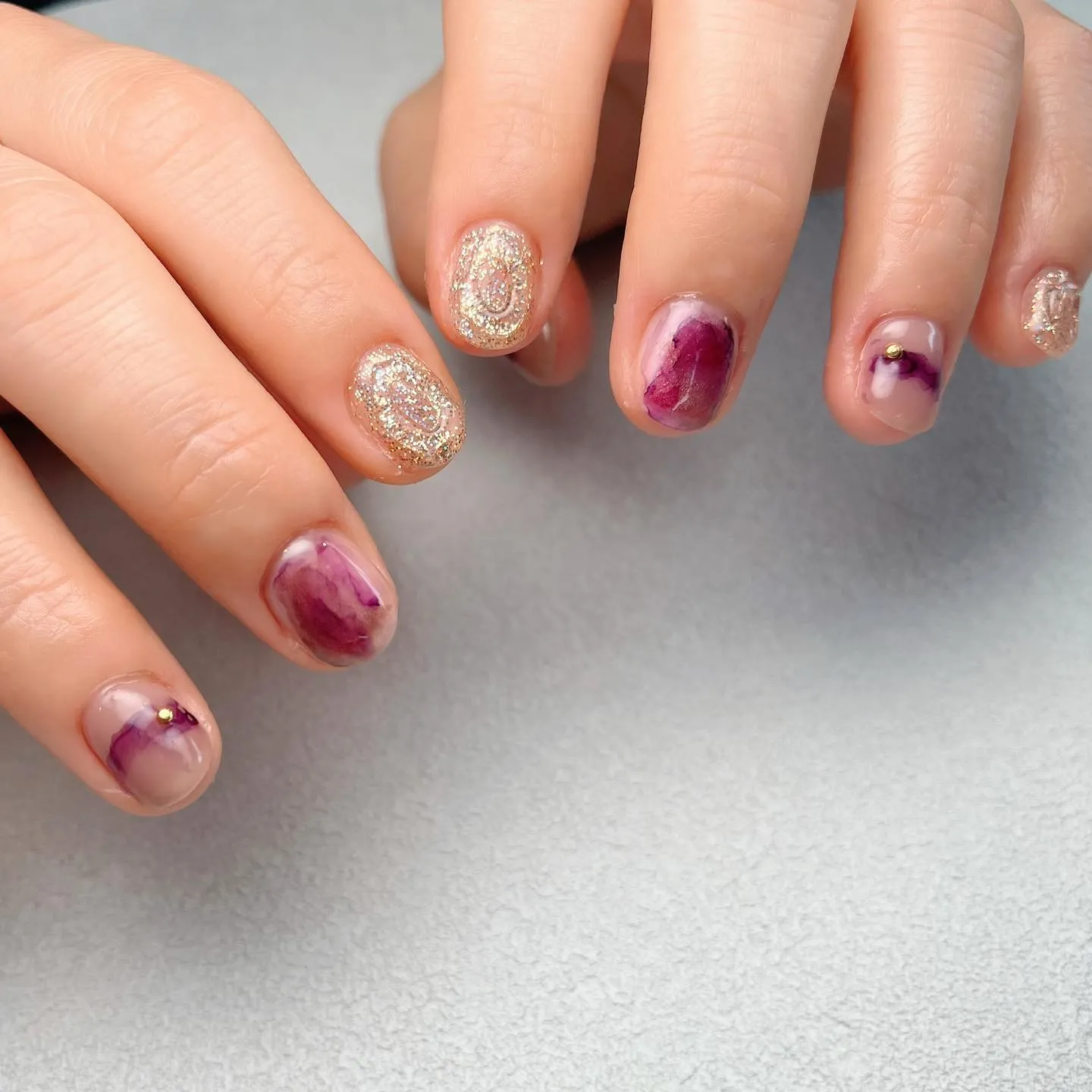 【横浜│港南区│ブルーライン下永谷駅】ニュアンスネイル♪♪