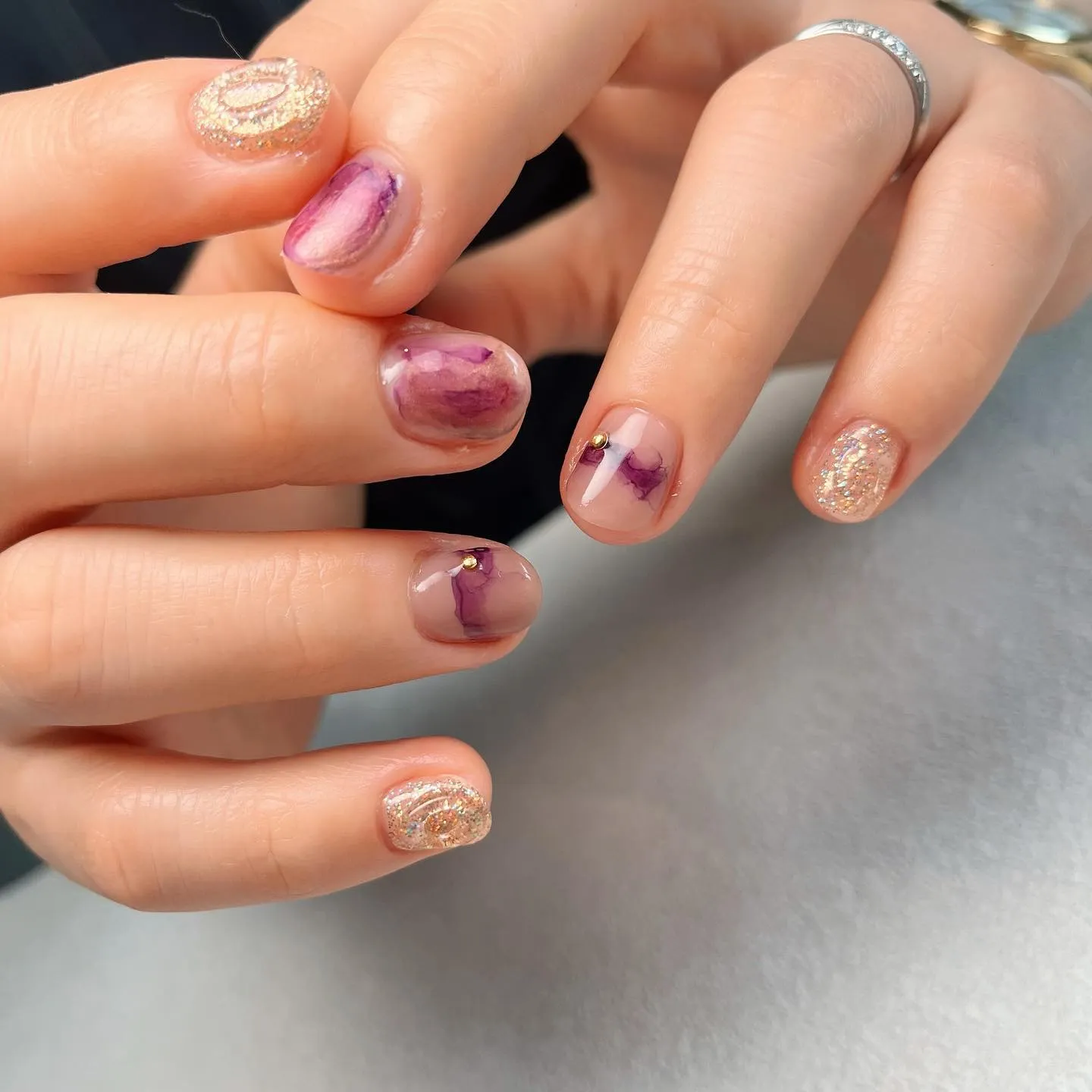 【横浜│港南区│ブルーライン下永谷駅】ニュアンスネイル♪♪