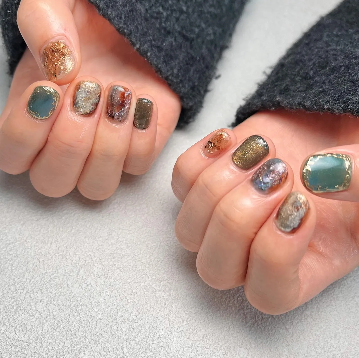 【横浜│港南区│ブルーライン下永谷駅】ニュアンスネイル♪♪