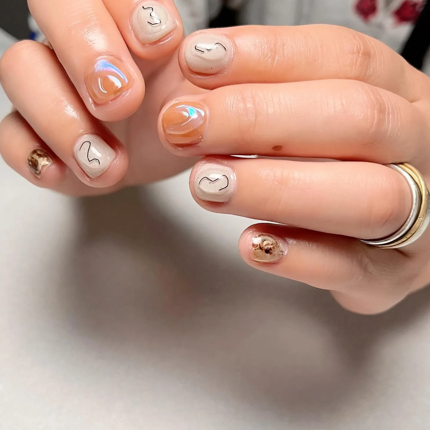 【横浜│港南区│ブルーライン下永谷駅】ニュアンスネイル♪♪