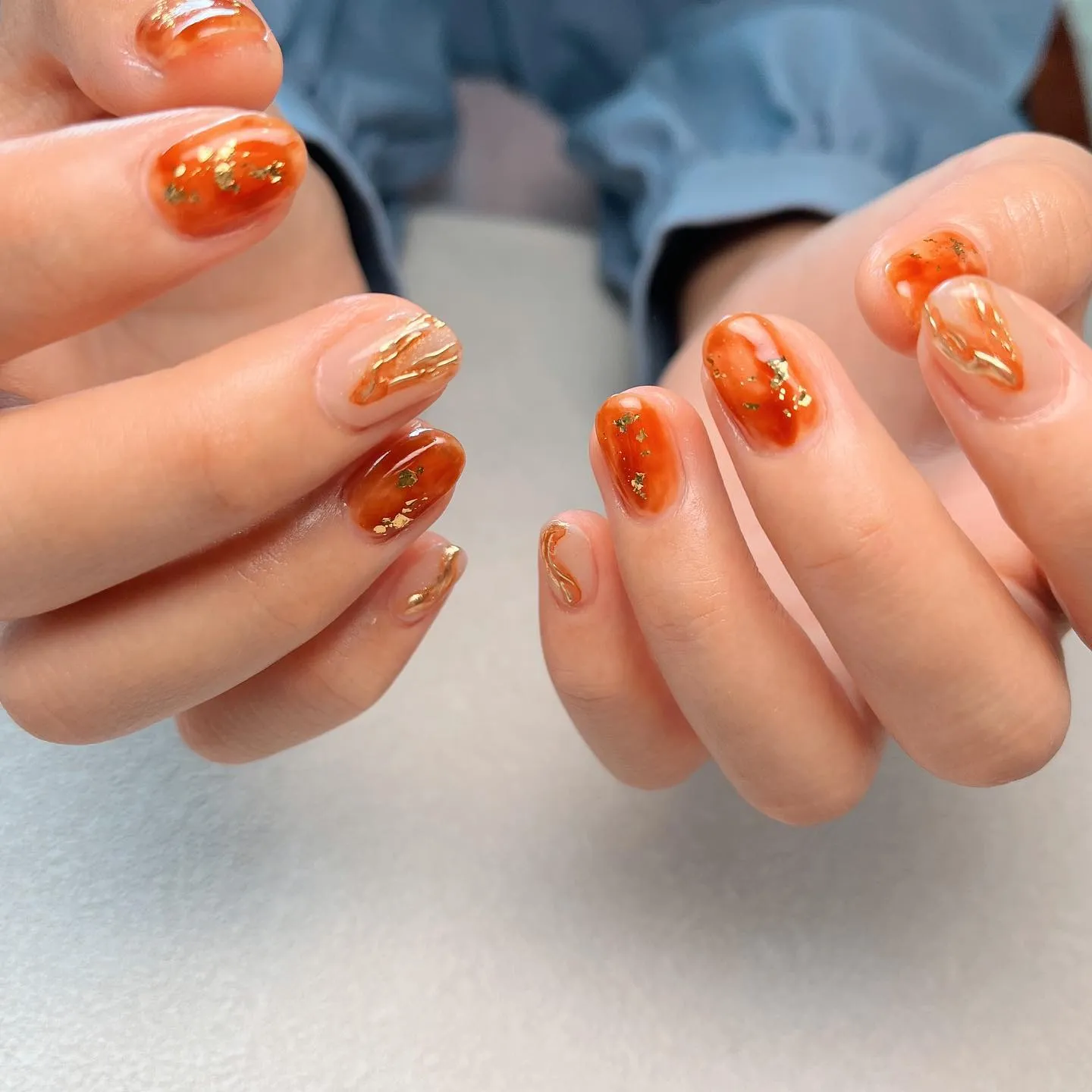 【横浜│港南区│ブルーライン下永谷駅】秋ニュアンスネイル♪♪...