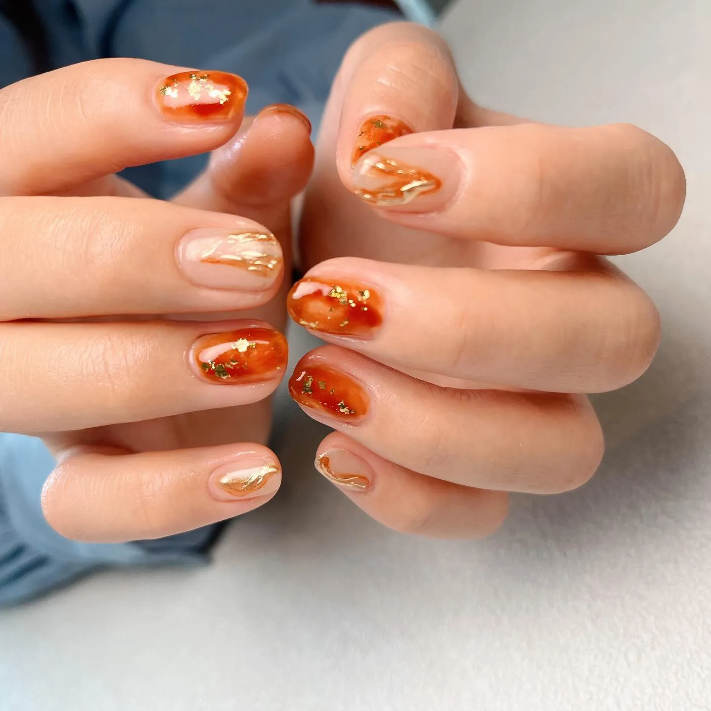 【横浜│港南区│ブルーライン下永谷駅】秋ニュアンスネイル♪♪...