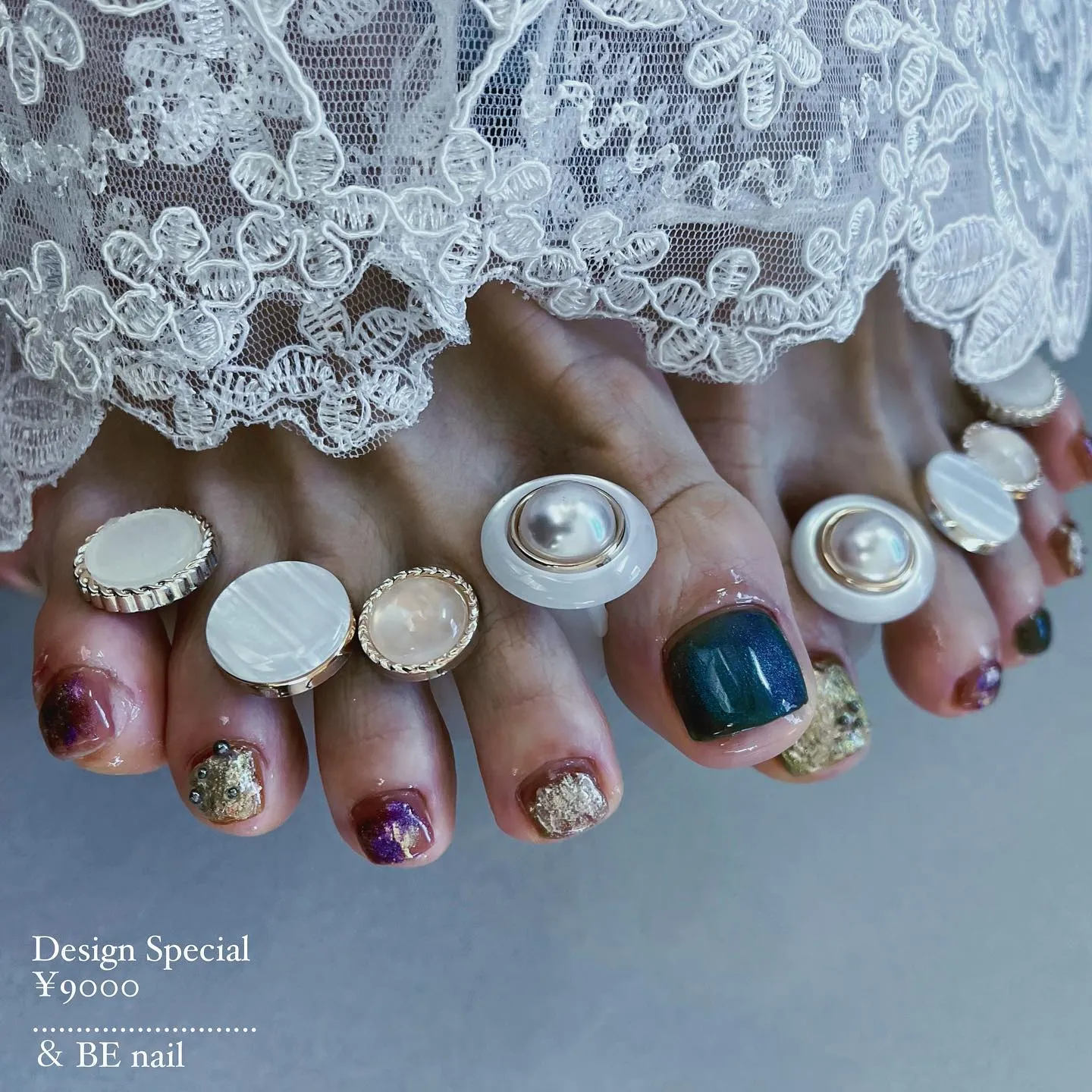 【横浜│港南区│ブルーライン下永谷駅】フットネイル×ニュアン...