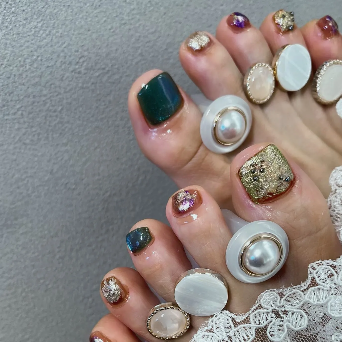 【横浜│港南区│ブルーライン下永谷駅】フットネイル×ニュアン...