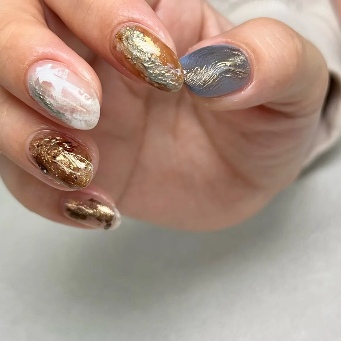 【横浜│港南区│ブルーライン下永谷駅】ニュアンスネイル♪♪