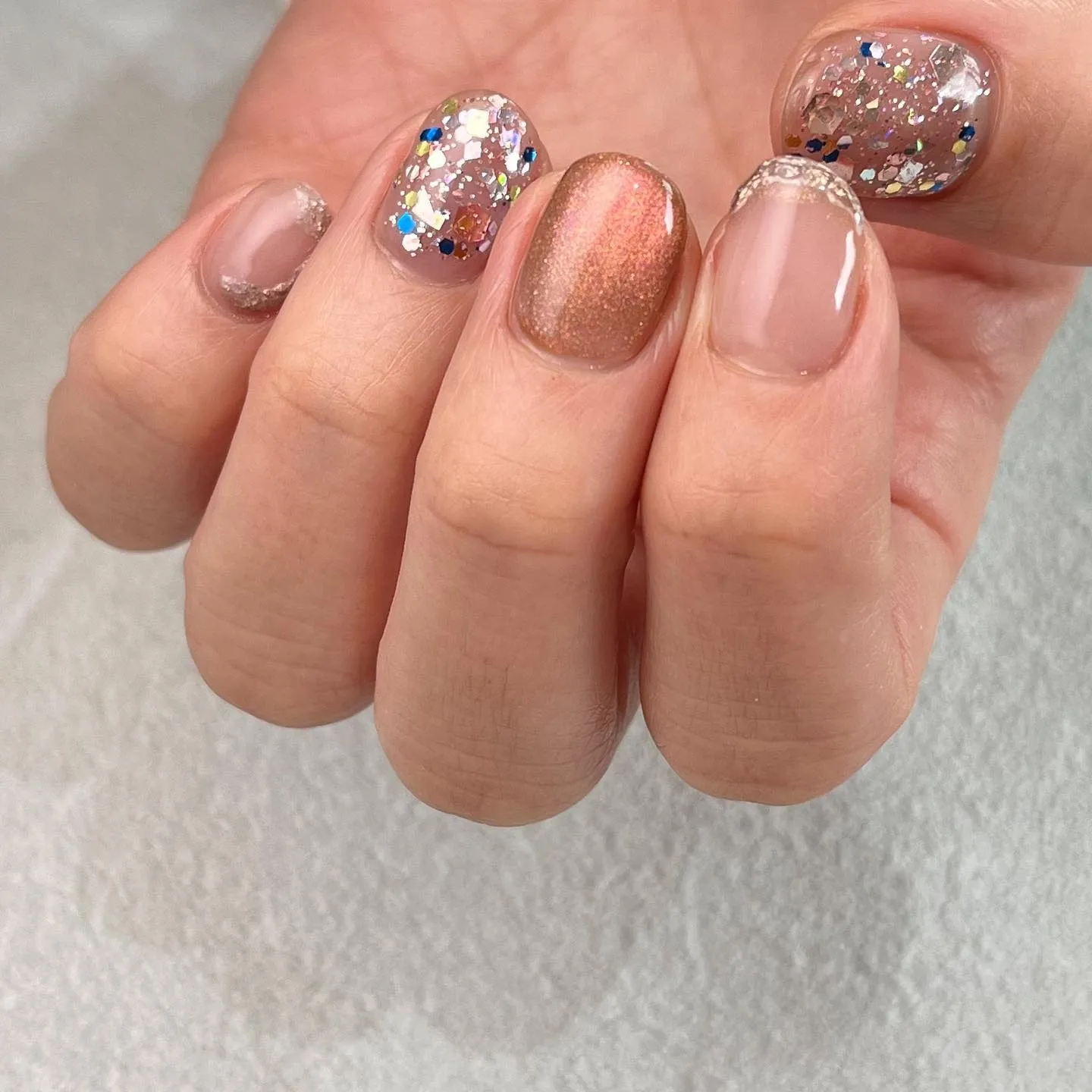 【横浜│港南区│ブルーライン下永谷駅】ニュアンスネイル♪♪