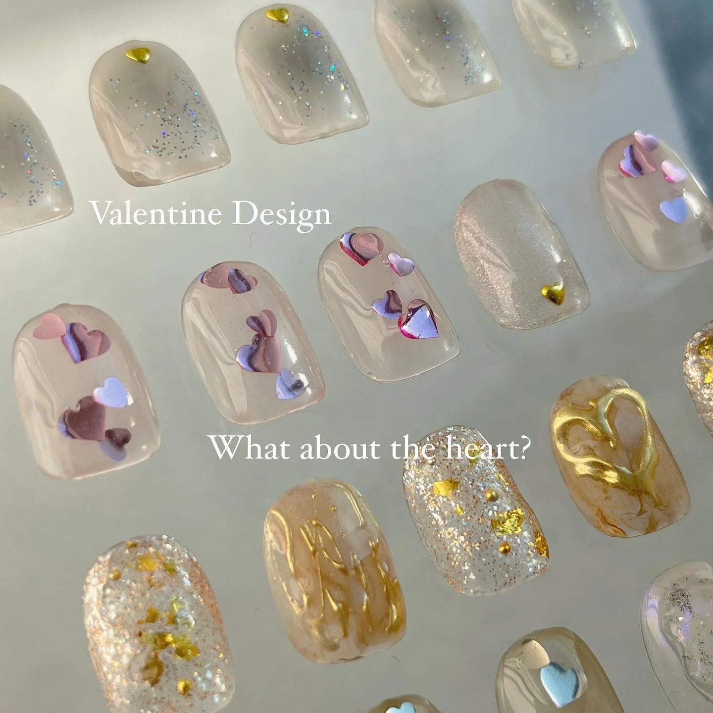 【横浜│港南区│ブルーライン下永谷駅】バレンタインネイル♪♪