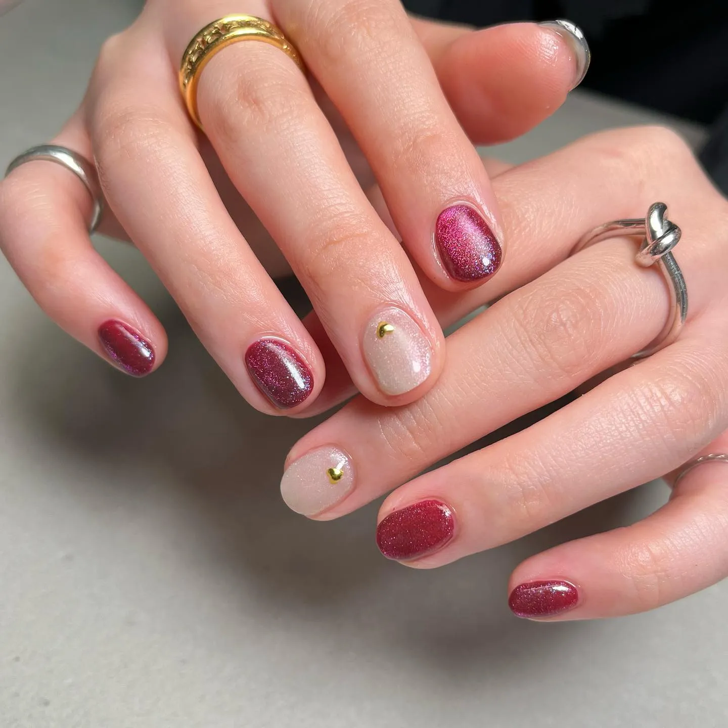 【マグネット×大人可愛いデザイン】横浜♪♪ニュアンスネイル