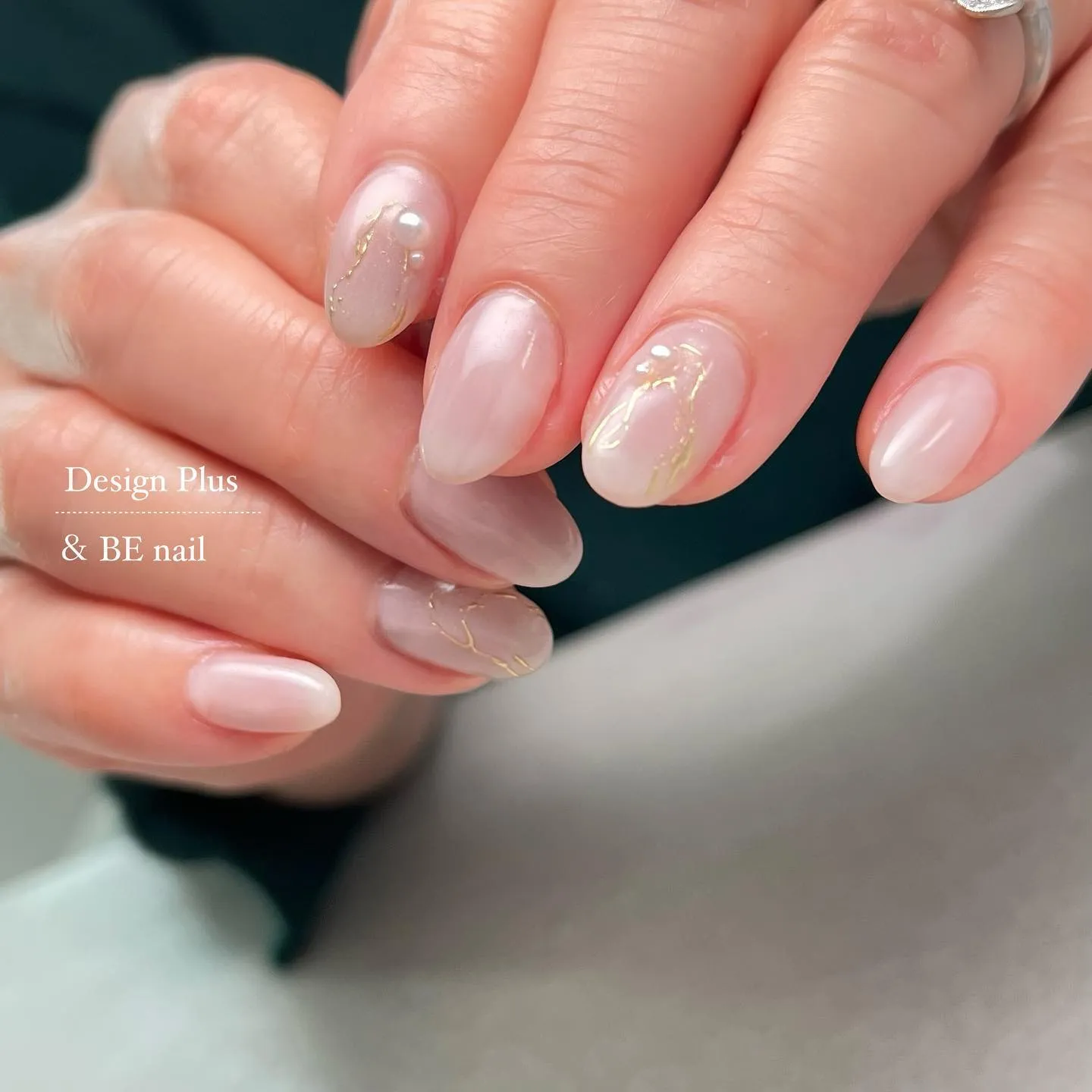 【ピンク×パール×ニュアンス】横浜│港南区│ネイルサロン