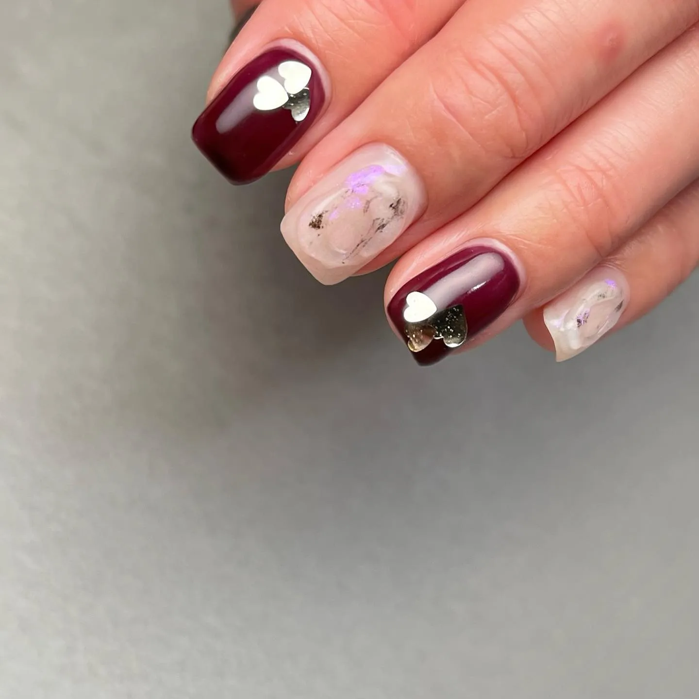 バレンタインネイル♡横浜│港南区│下永谷駅～ニュアンスネイル...