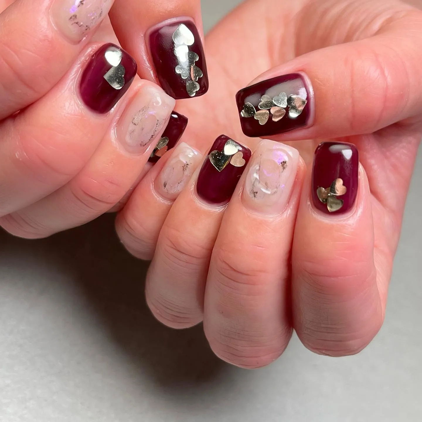 バレンタインネイル♡横浜│港南区│下永谷駅～ニュアンスネイル...