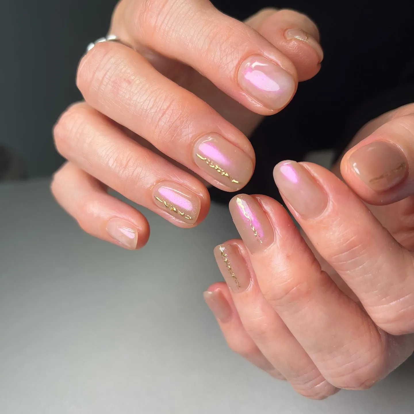 ピンクビーム‪🫶🏻´-シンプルネイル✨️横浜ニュアンスネイル...