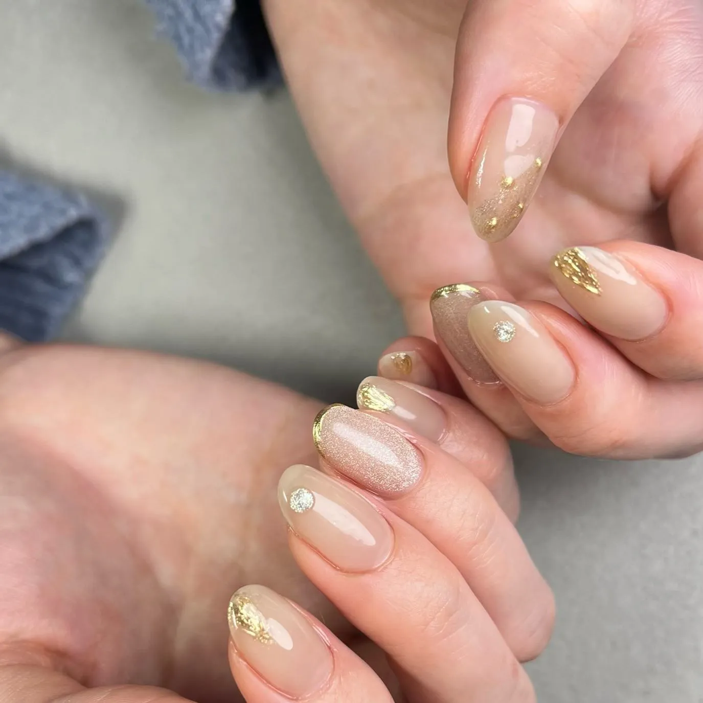 うる艶シアーネイル♡横浜ニュアンスネイルサロン