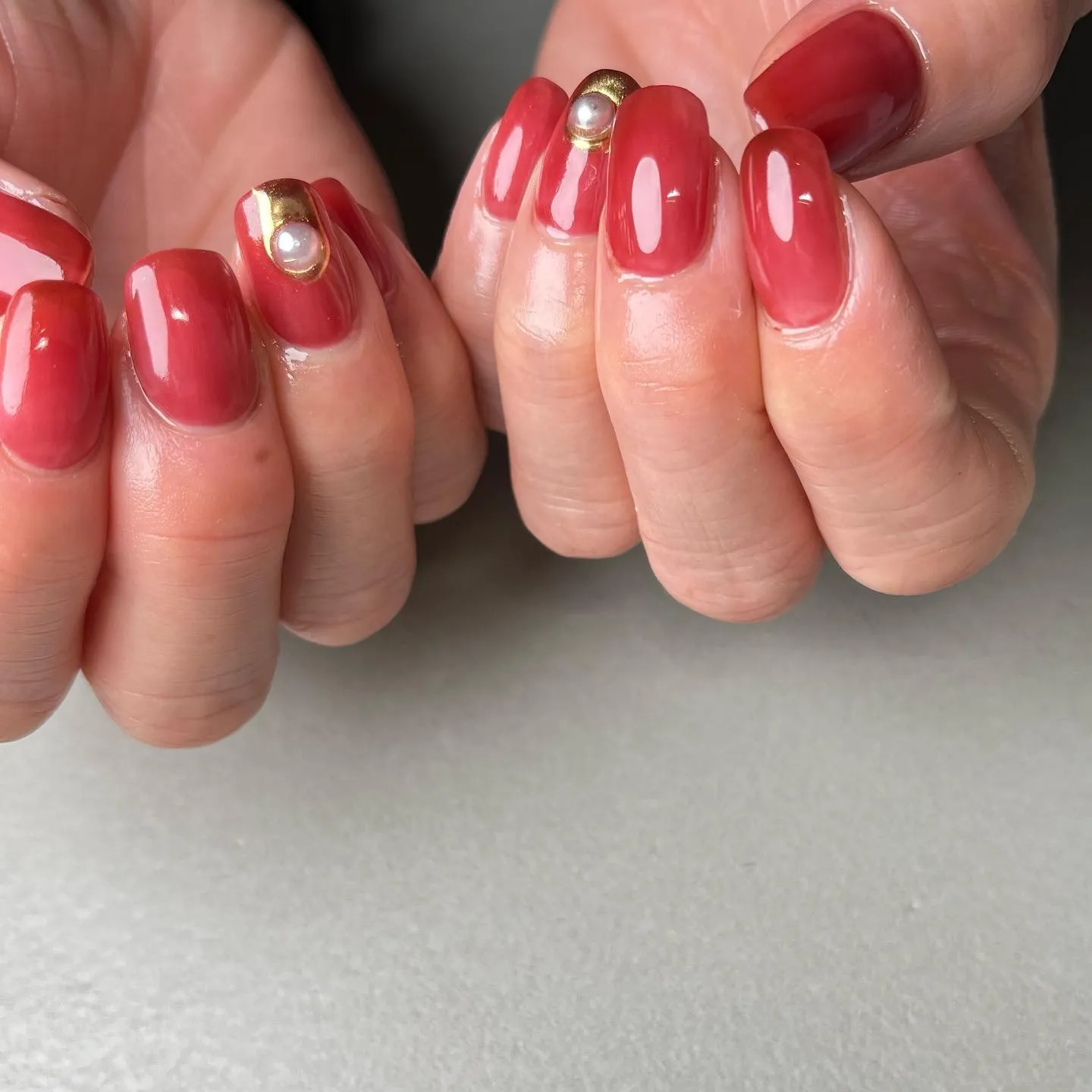 Perl♡大人デザイン￤横浜ニュアンスネイルサロン