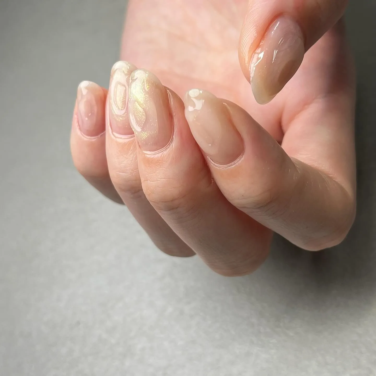 SHEER♡シアーぷっくりネイル￤横浜ニュアンスネイルサロン