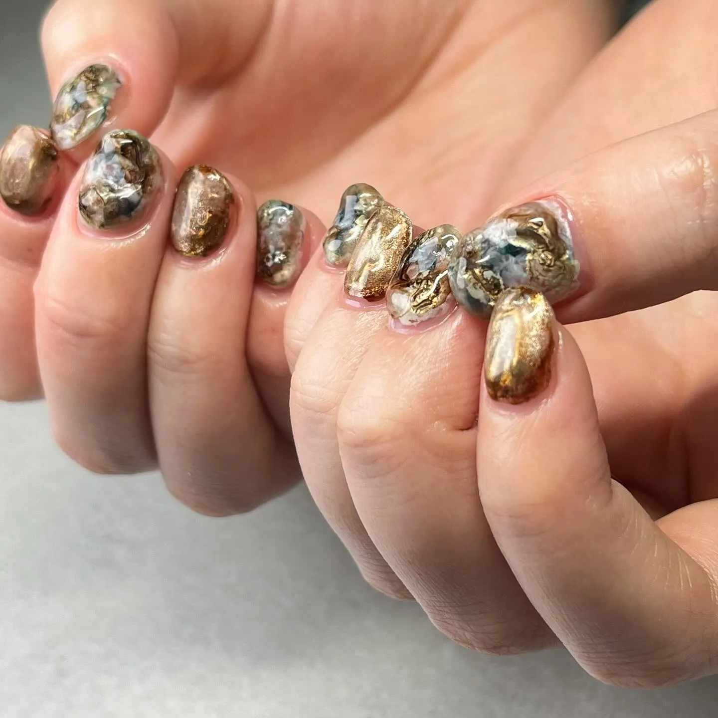 lumpy♡ゴツゴツデザイン￤横浜ニュアンスネイルサロン