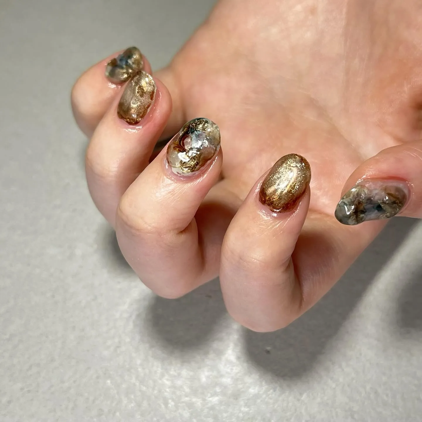 lumpy♡ゴツゴツデザイン￤横浜ニュアンスネイルサロン