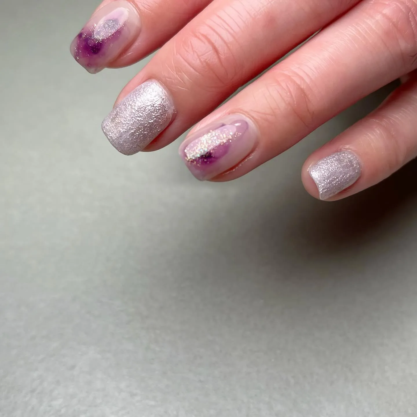 PURPLE♡パープルネイル￤横浜ニュアンスネイルサロン