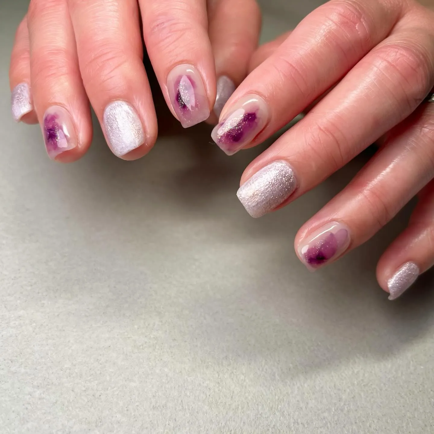 PURPLE♡パープルネイル￤横浜ニュアンスネイルサロン