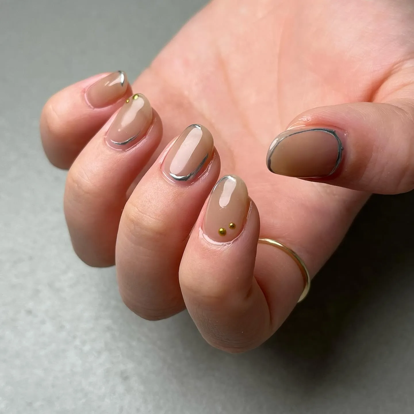 Simple beige♡シンプルベージュ￤横浜ニュアンスネ...