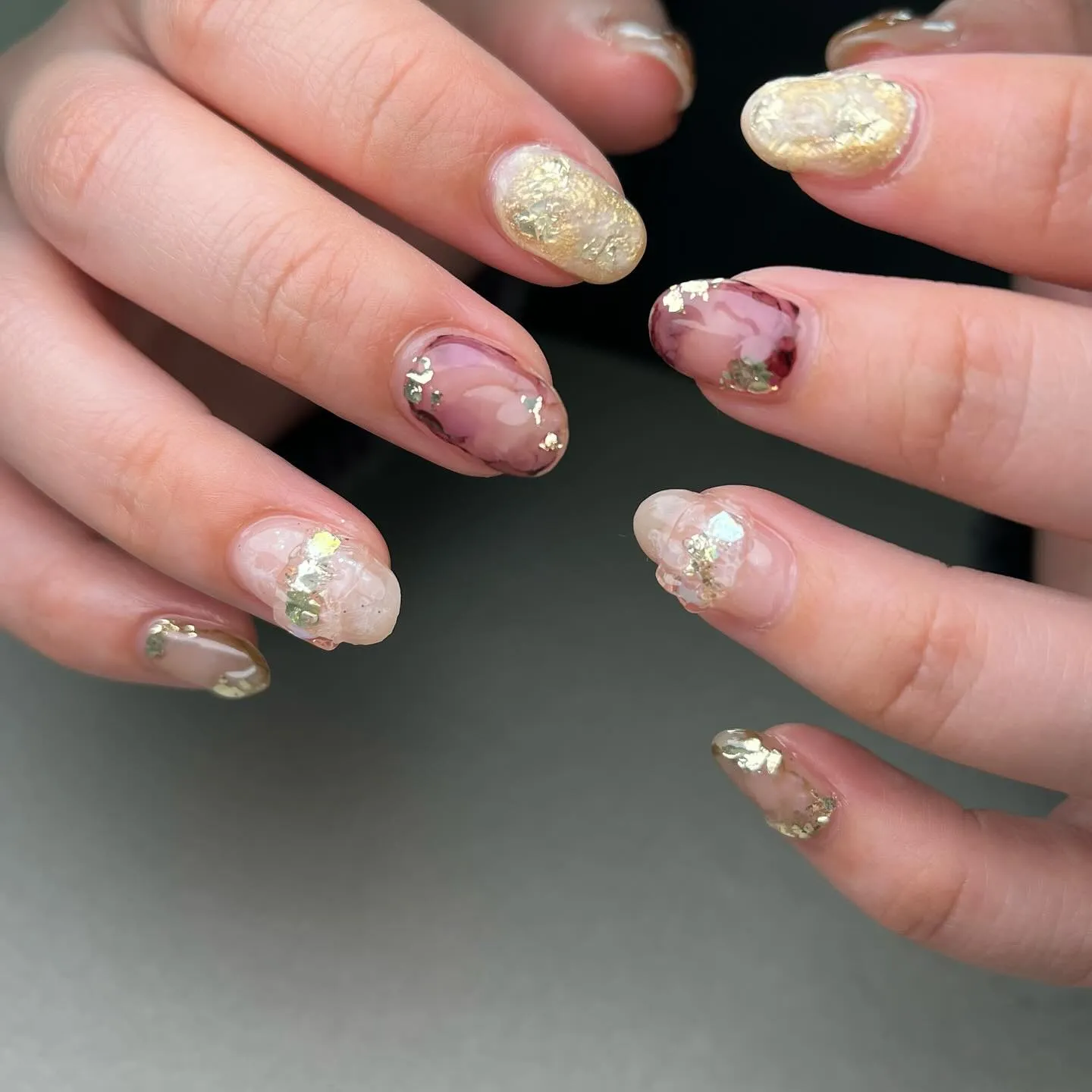 pale♡淡いカラー春ネイル￤横浜ニュアンスネイルサロン