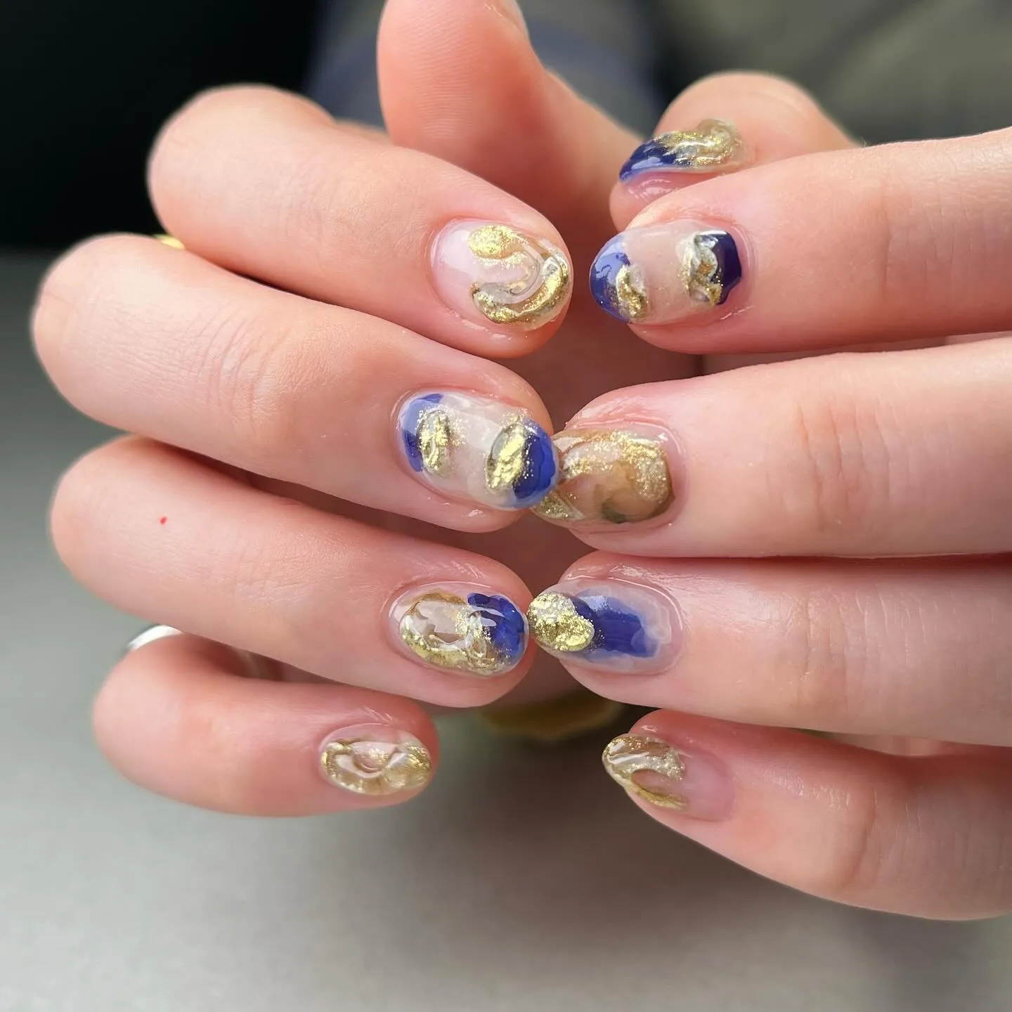 Bright blue♡鮮やかブルー￤横浜ニュアンスネイルサ...