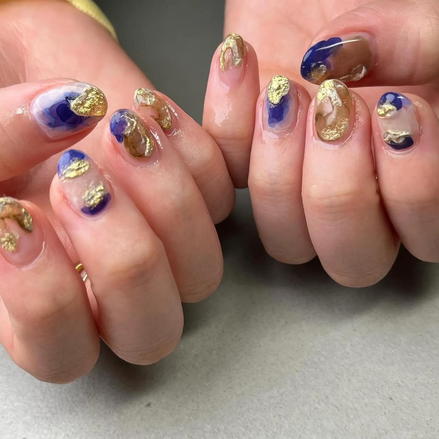 Bright blue♡鮮やかブルー￤横浜ニュアンスネイルサ...