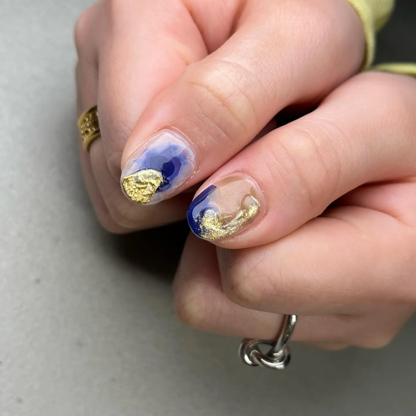 Bright blue♡鮮やかブルー￤横浜ニュアンスネイルサ...