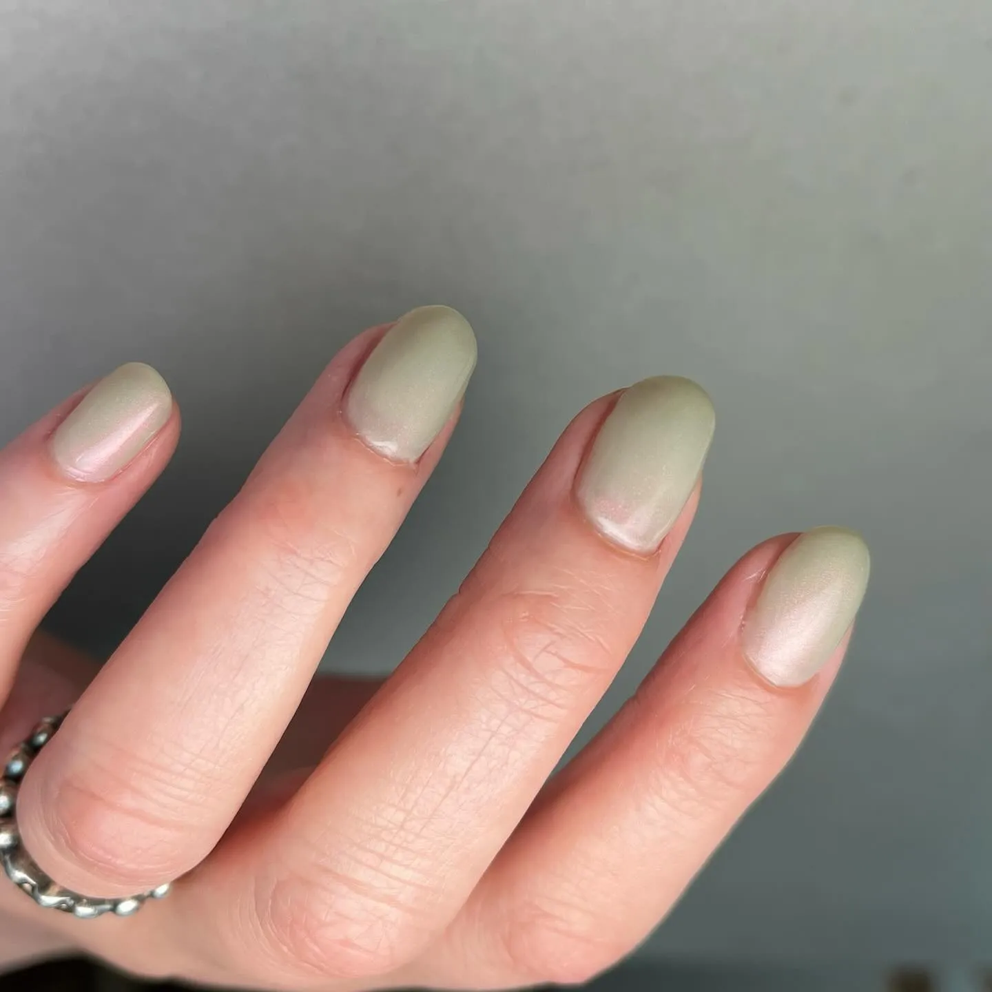 PerlGREEN♡ワンカラーネイル￤横浜ニュアンスネイルサ...