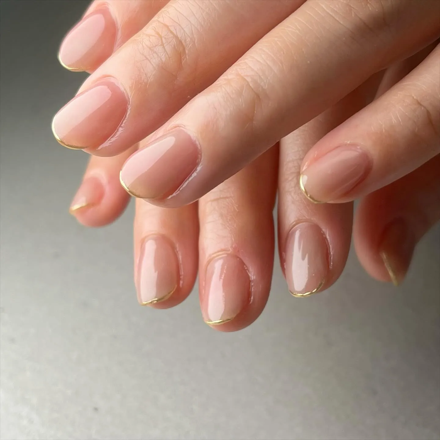 mirrorFrench♡極細ミラーフレンチ￤横浜ニュアンス...
