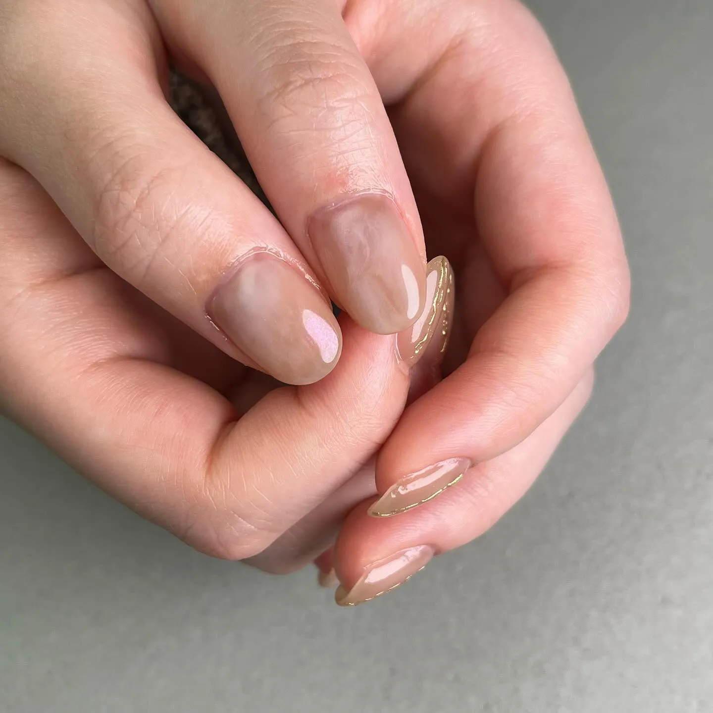 uruuruPINK♡シンプルオフィスネイル￤横浜ニュアンス...