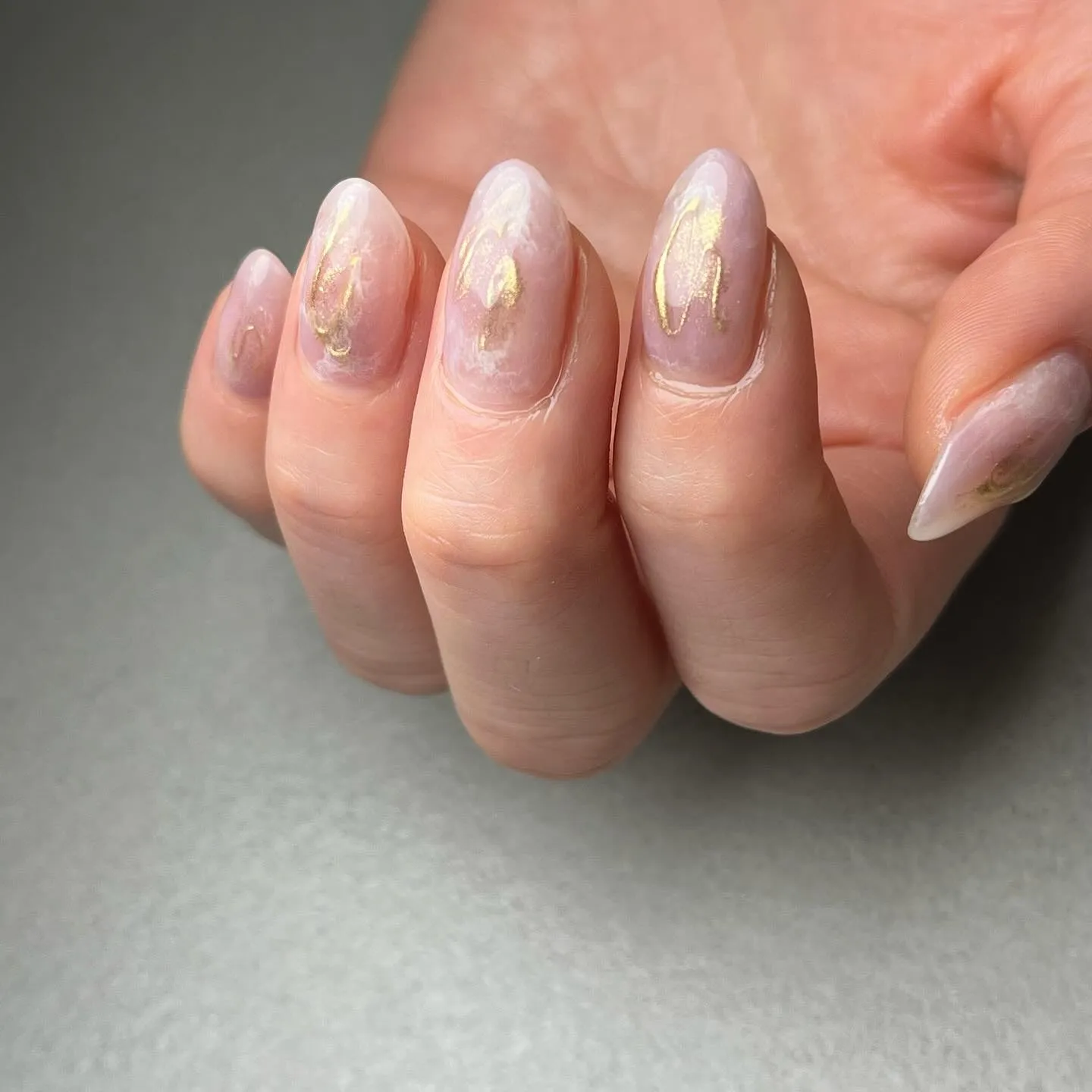 PINKgold♡シンプルピンクネイル￤横浜ニュアンスネイル...