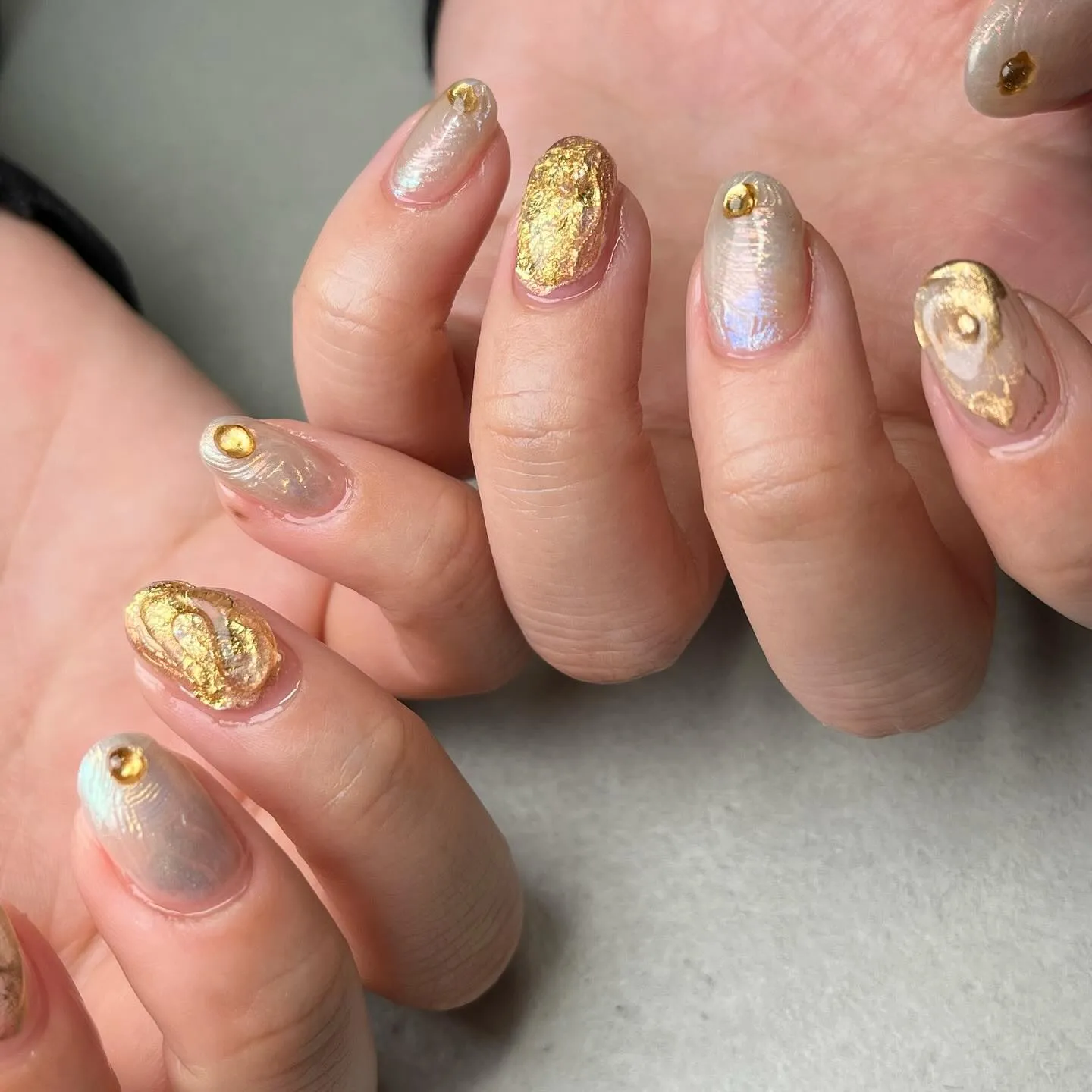gold×beige×aurora♡シンプル風デザイン￤横浜...