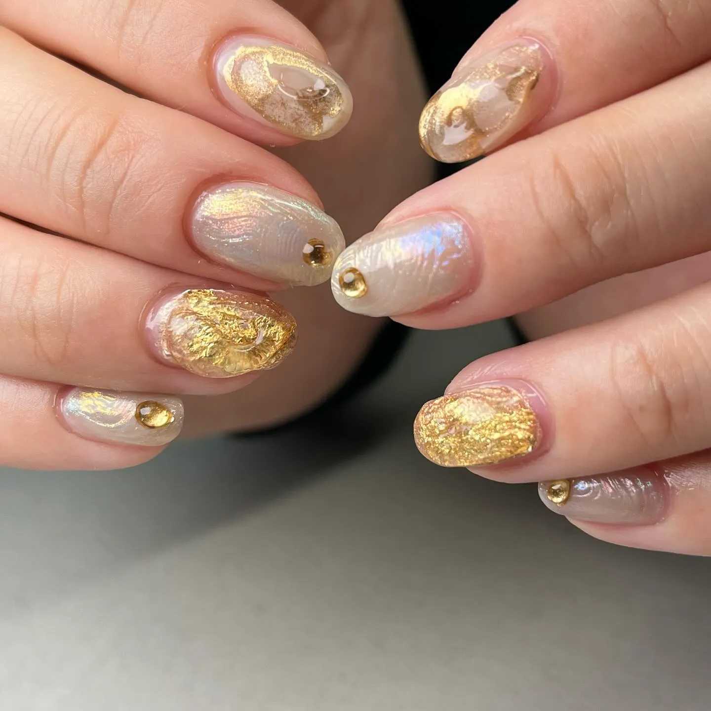 gold×beige×aurora♡シンプル風デザイン￤横浜...