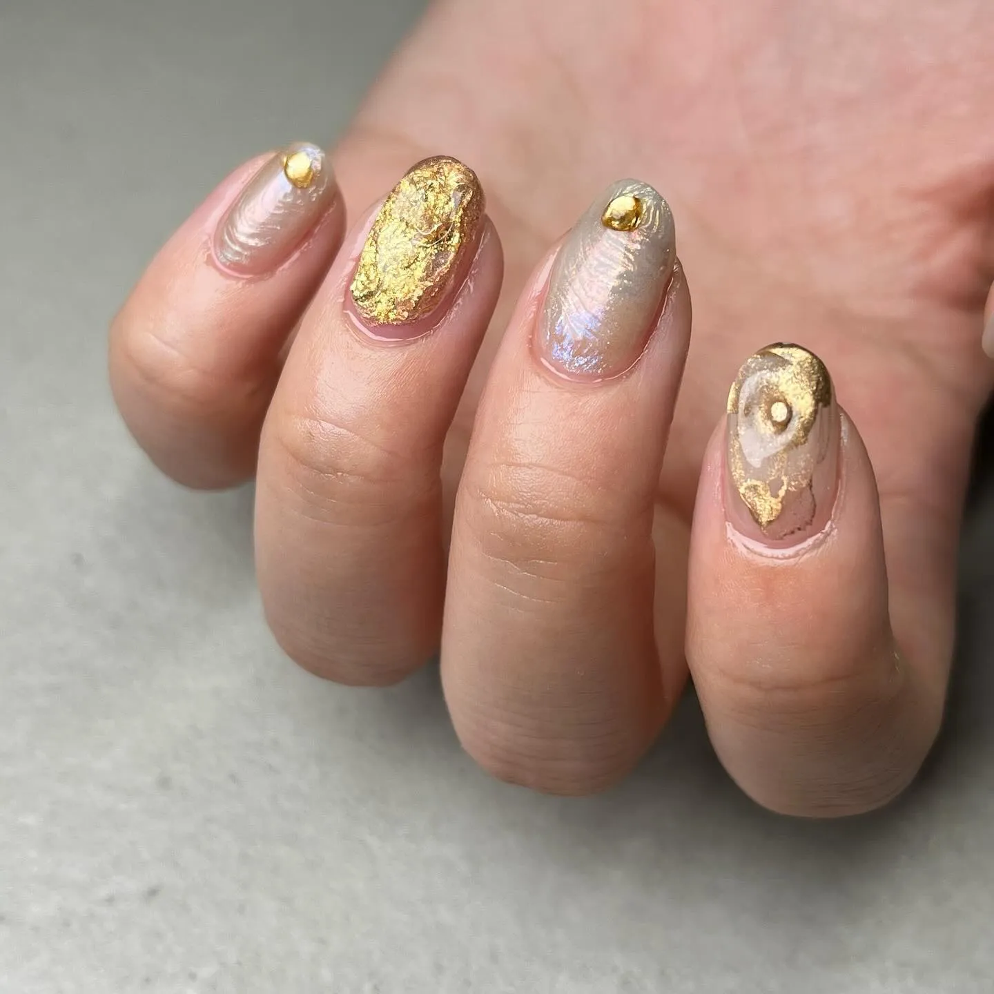 gold×beige×aurora♡シンプル風デザイン￤横浜...