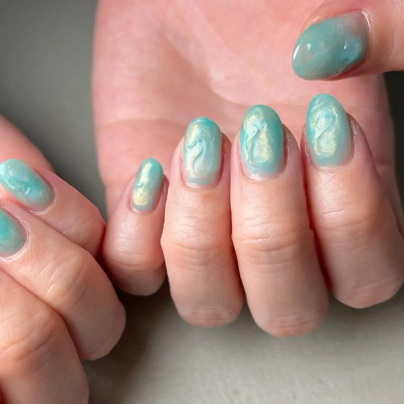 turquoise♡ターコイズブルー￤横浜ニュアンスネイルサ...
