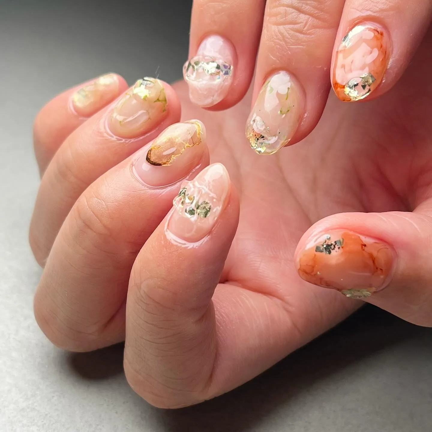 成人式前撮りネイル♡横浜ニュアンスネイルサロン
