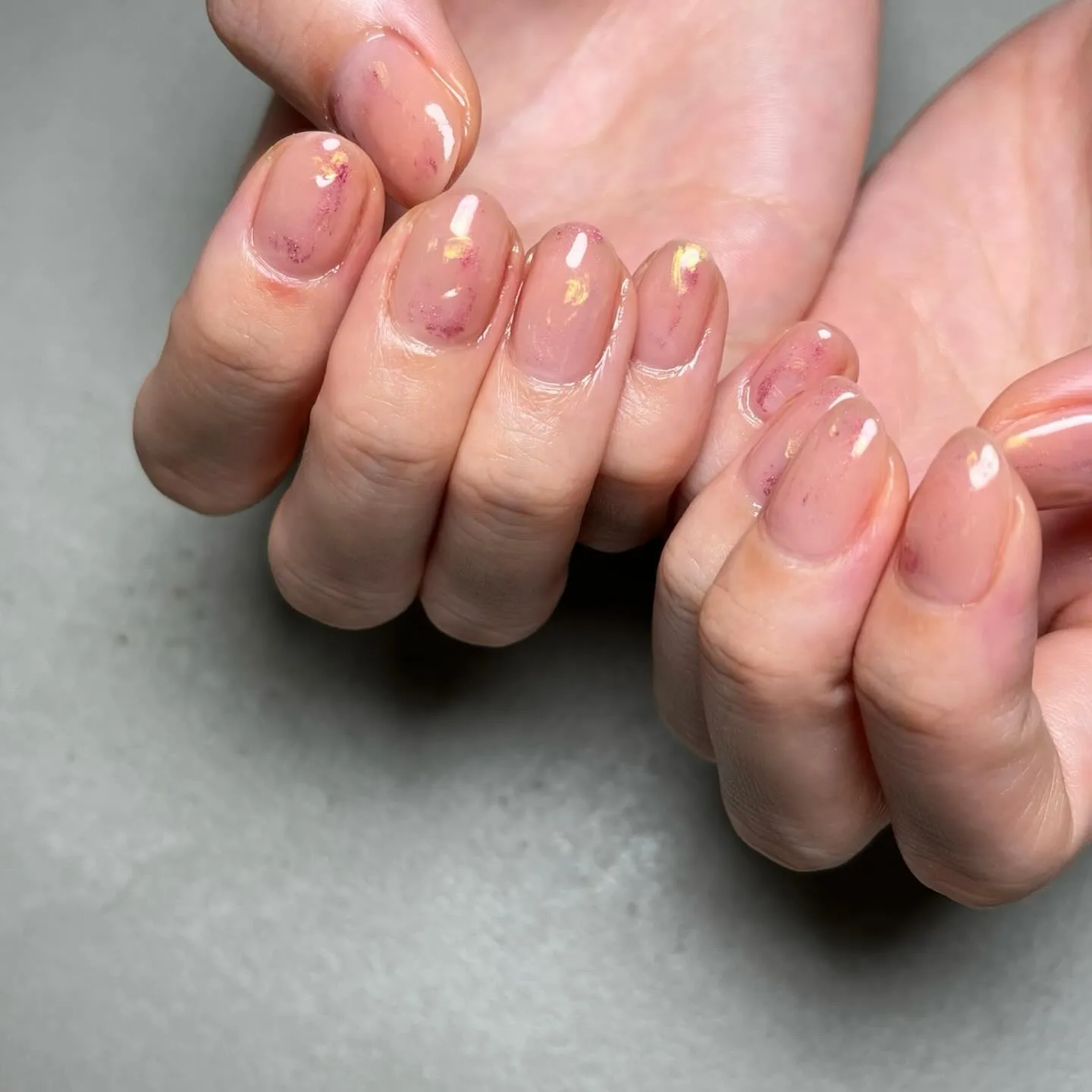 pink♡シンプルニュアンス￤横浜ネイルサロン
