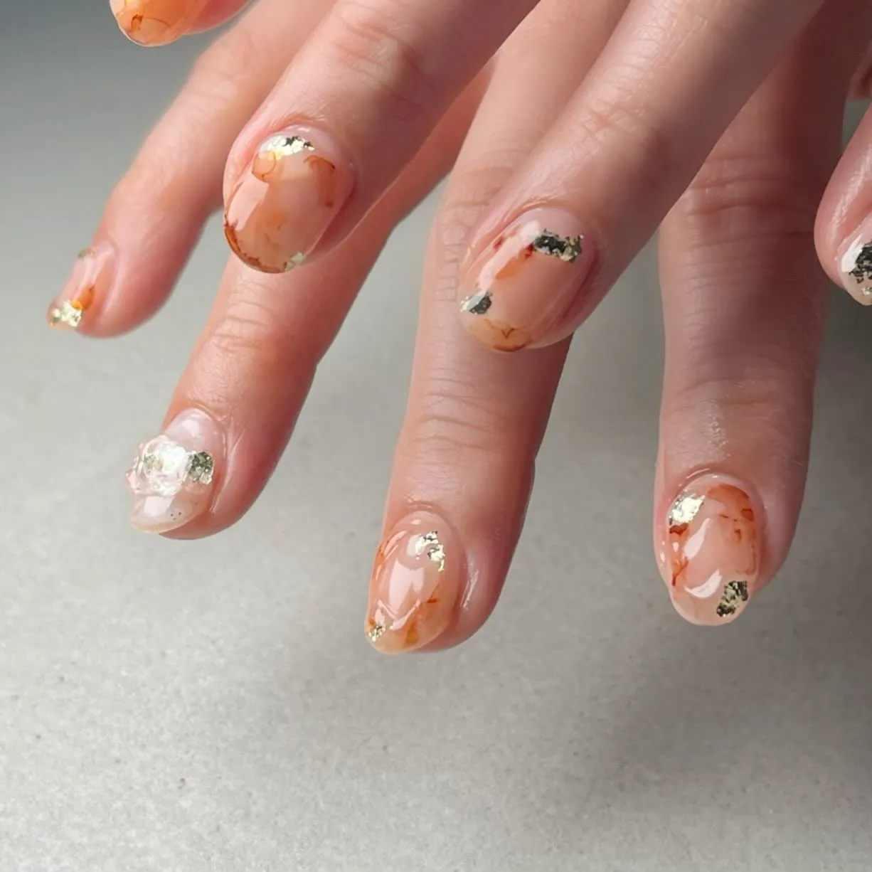pink♡コーラルピンク＆桜ピンク￤横浜ニュアンスネイルサロ...
