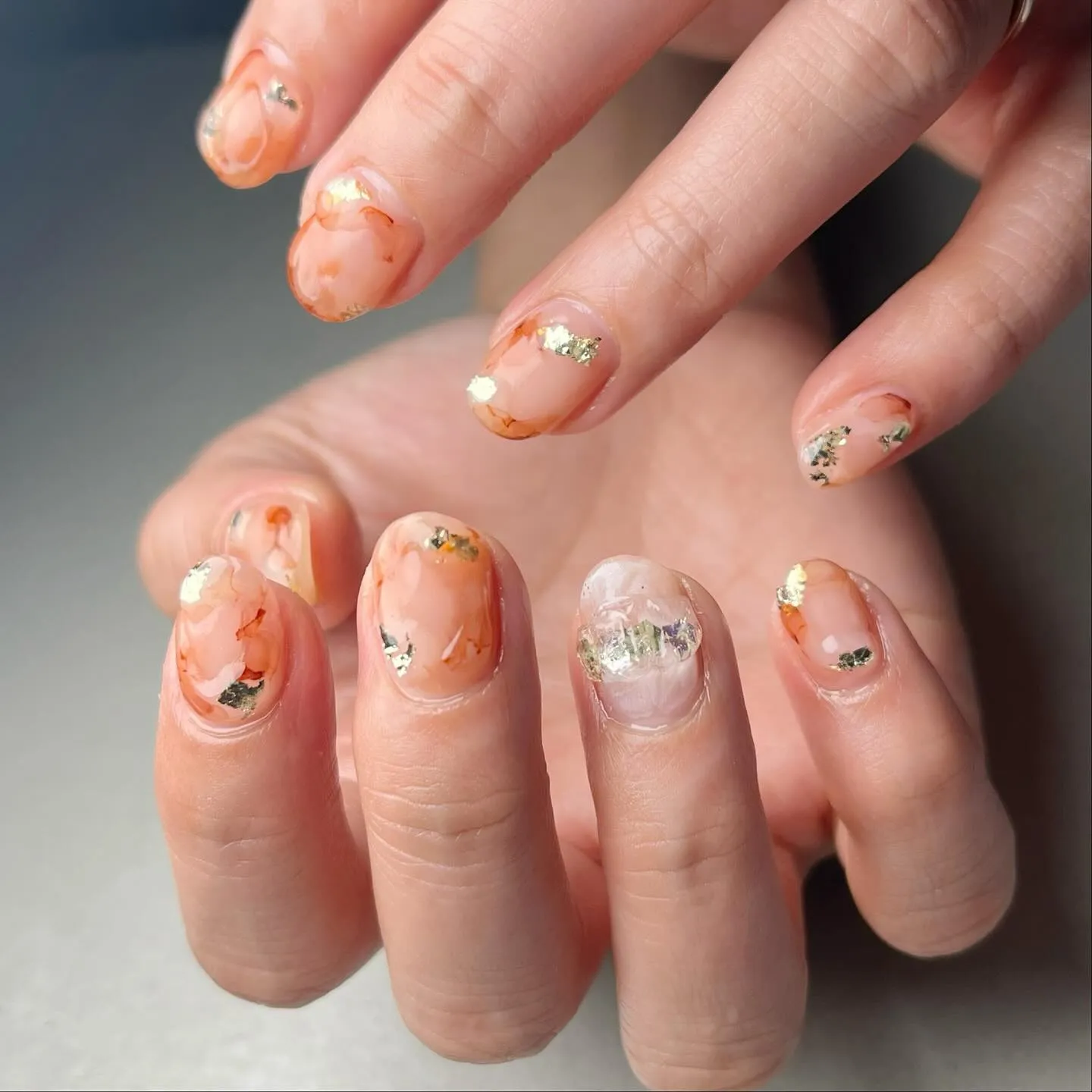 pink♡コーラルピンク＆桜ピンク￤横浜ニュアンスネイルサロ...