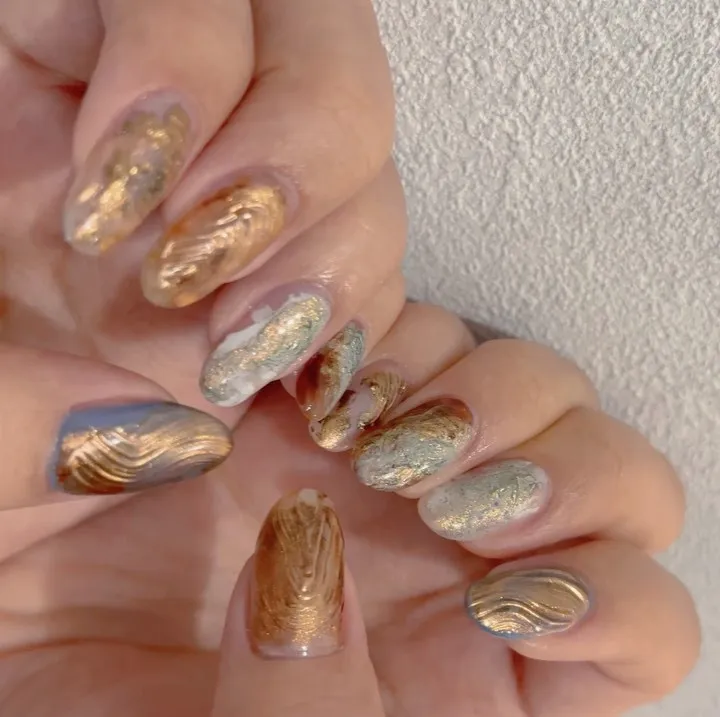 【横浜│港南区│ブルーライン下永谷駅】秋ニュアンスネイル♪♪