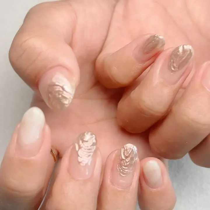 【横浜│港南区│ブルーライン下永谷駅】ニュアンスネイル♪♪