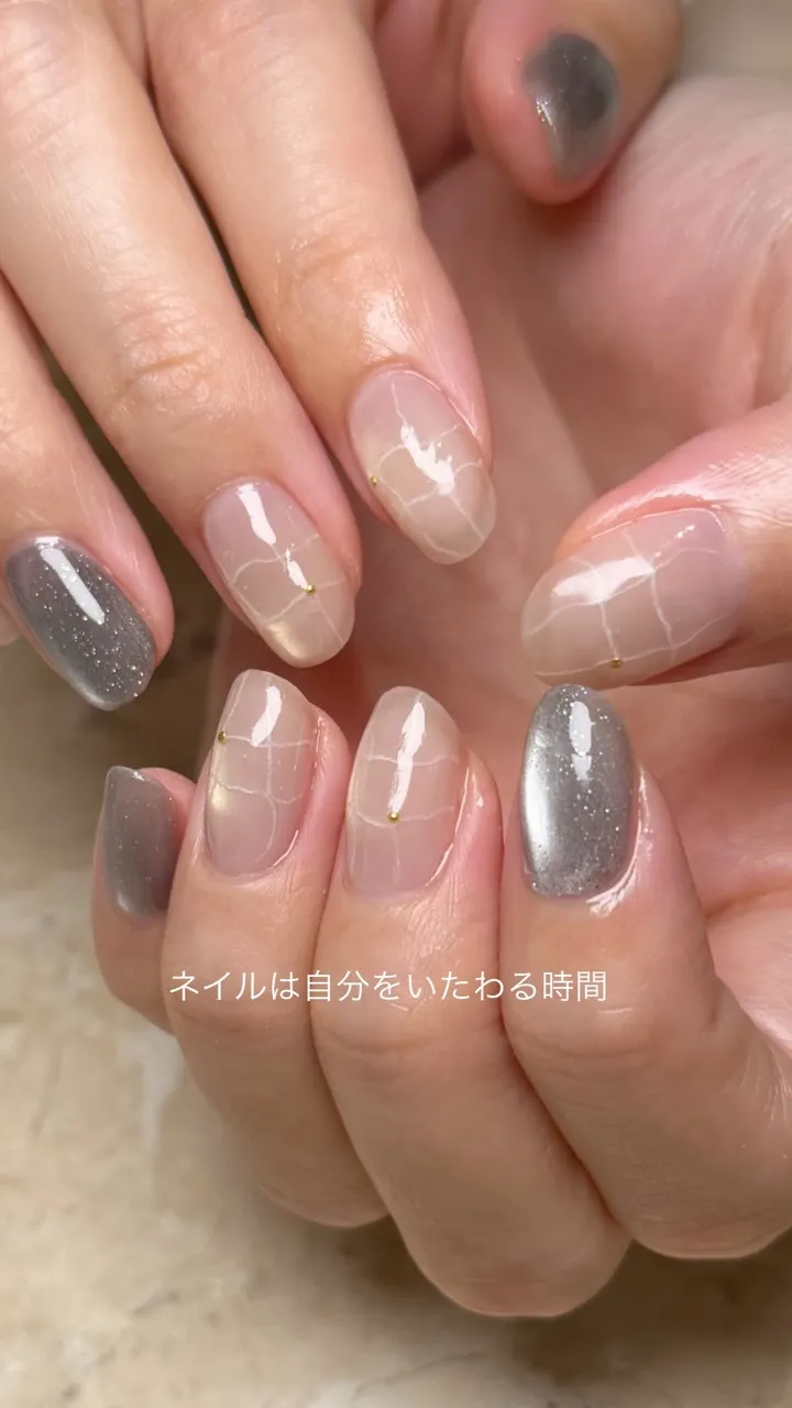 ネイル時間＝自分をいたわる時間...✨️